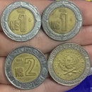 4 Moedas 1 N$ e 2 N$