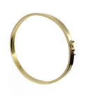 Pulseira Bracelete 18 kilates 8 Gramas 5.10 mm Trava de Segurança Oco Polido liso