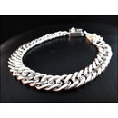 Pulseira prata 950 22 Cm 46 Gramas Maciça