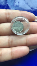 3 Moedas Estrangeira Variadas Para Coleção 3 lindas Moedas Novas em Cápsulas