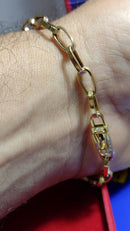 Pulseira Oca Ouro 18 kilates 7.50 Gramas 5 mm