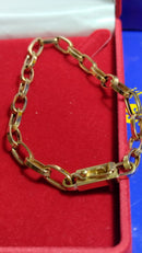 Pulseira Oca Ouro 18 kilates 7 Gramas 5 mm