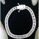 Pulseira Prata 950 maciço 25 Gramas 9 mm 22 Cm