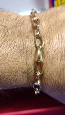 Pulseira Oca Ouro 18 kilates 7 Gramas 5 mm