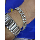 Pulseira prata 950 de lei maçico 40 gramas 7 mm