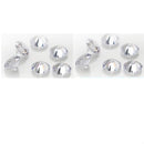 Zircônia 4 mm Cúbica Branca Redonda Alta qualidade Cor Branca 1 Pedra