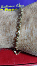 Pulseira Oca Ouro 18 kilates 2.80 Gramas 3 mm