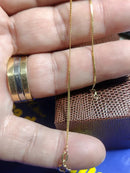 Pulseira Italiana Ouro 18 Kilates 0.90 Gramas 20 Cm 0.90 mm