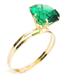 Solitário Ouro 18 Kilates 1.00 Grama Pedra Zircônia 5mm Todas Cores de Pedras