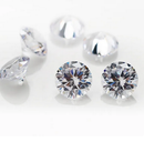 Zircônia 1.5 mm Gemstone Sintética, Corte Redondo, Branco 50 Pedras