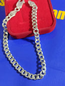 Pulseira de prata 950 Maciça 8.60 Gramas 6 mm 18 Cm