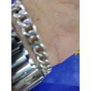 Pulseira prata 950 de lei maçico 40 gramas 7 mm