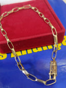 Pulseira Maciça Baquert 7 Gramas 4 mm 21 Cm