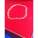 Pulseira Prata elos 1 x 1 corente de prata 950 Adullto 6.10 gramas 22 cm 5 mm