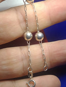 Pulseira Bola Prata 950 Bolas 7 mm Peso 4.40 Gramas 19 Cm