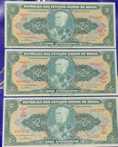 15 Cédulas Cruzeiros e Cruzados Cédulas  Antigas Coleção