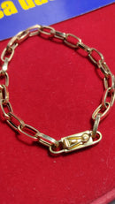 Pulseira Oca Ouro 18 kilates 7 Gramas 5 mm