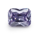 5 Pedras Zircônias Para Pingente Anel Brincos 7 mm x 5 mm Cores Roxa Alta Qualidade