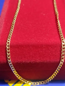 Pulseira Unisex Corrente Ouro 18 Kilates Peso 0.80 Gramas 2 mm 21 Cm