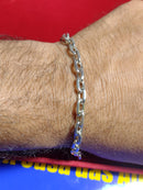 Pulseira de prata 950 Maciça 18.30 Gramas 5 mm 23 Cm