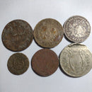 6 Moedas para coleção moras raras e difícéis