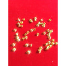 4 Tarrachas De  Brinco Baby Pressão Ouro 18 Kilates