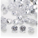 Zircônia 4 mm Cúbica Branca Redonda Cor branca 1 Pedra