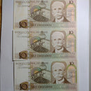 Kit 3 Cédulas para colecionadores