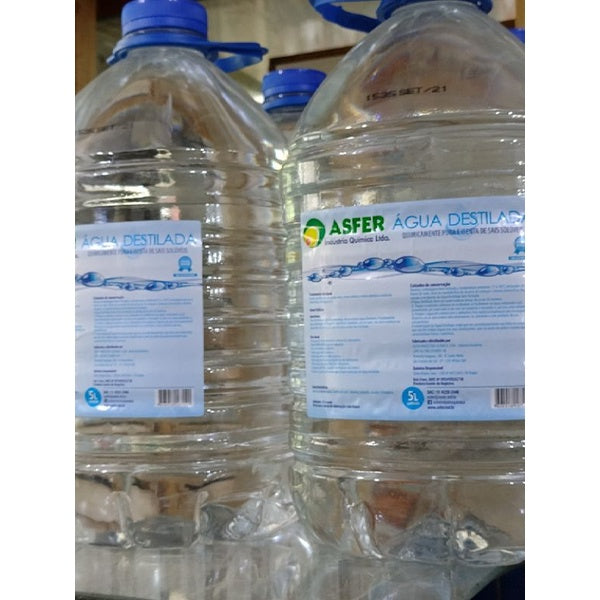 Asfer Água destilada Asfer 5 litros Asfer