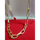 Cordão Ouro 18 kilates 15 gramas 6 mm 65 Cm oco Fecho Gaveta Duplo