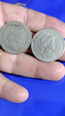 Moeda 400 reis 1926 e 1929 Cupro Níquel 2 Moedas Raras