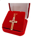 Pingente Cuz Ouro18 Kilates Peso 0.95 Gramas 1 mm