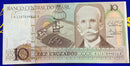 Cédula Dez Cruzados Banco Central Do Brasil  Antigas Coleção Linda Cédulas