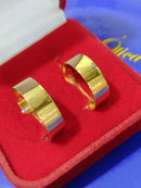 Par Alianças Ouro 18 kilates 6 mm Peso 8 gramas