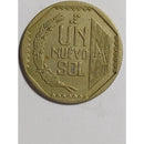 Moeda Un Nuevo Sol 1993 rara 25 mm