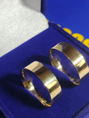 Alianças 6 mm 8 Gramas Maciça Brilhosa Ouro 18 Kilates