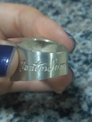 Anel Estrela de Davi 20 mm x 20 mm Prata 950