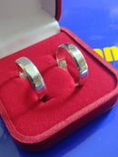 Alianças Prata 950  de lei 5 mm Maciço com Kina lisa