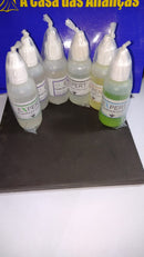 Teste Ouro e Prata 30 ml mais  pedra  Kit Completo Proficional 6 vidros mais Uma pedra de 15 x 15 cm