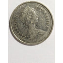 Moeda do Canadá 25 cent 1982 Elizabeth II moeda rara