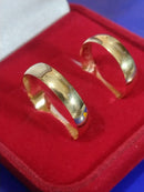 Alianças Noivado Casamento Par Ouro 18 kilates 6,50 Gramas 5 mm