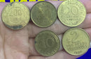 Moedas 200, 50, 20, 10, 2 Estangeiras 5 Moedas raras