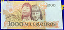Cédula 1000 Cruzeiros Banco Central Do Brasil Antigas Coleção Brasil