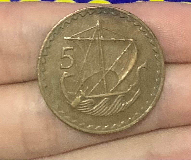 Moeda 5 Ano 1960 Rara