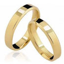 Alianças Casal Casamento Ouro 18 Kilates Casal Par Resistente Reta com Kina