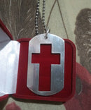 Pingente Prata 950 Cruz 8.70 Gramas 60 mm Passado Para Cordão até 10 mm