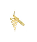 Pingente Ouro 18 Kilates 1.50 Grama 13 mm Maciço