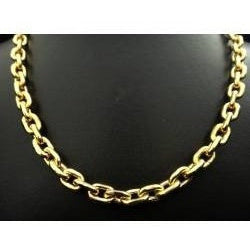 Cordãoo Ouro Cadeado 3 Mm / Ouro 18k / Oco / 12.20 Gramas / 60 Cm