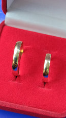 Alianças 3 mm Boleadas 3.20 Gramas Casamento Alianças Para Noivado e Casamento Ouro 18 Kilates Maciça