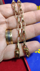 Pulseira Oca Ouro 18 kilates 7 Gramas 5 mm